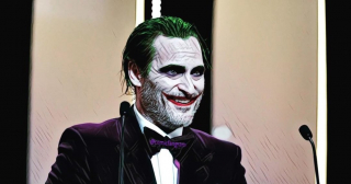 Joaquin Phoenix jako Joker - fanart
