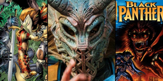 Maska, którą zakładał Killmonger, nawiązuje zarówno do jednego z komiksowych wizerunków Mephisto, jak i zeszytu Black Panther #37, w którym Erik założył bardzo podobną maskę do walki z T'Challą