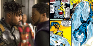 Zrzucenie T'Challi z wodospadu również obserwowaliśmy w komiksowej historii "Panther's Rage" Dona McGregora - w filmowej wersji król Wakandy uzyskał jednak znacznie więcej pomocy w dojściu do siebie, niż miało to miejsce w komiksach