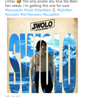Han Solo Gwiezdne Wojny - historie - fanowski plakat