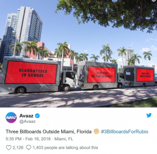 Trzy Billboardy za Ebbing, Missouri - protesty na Florydzie