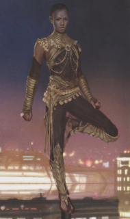 Czarna Pantera - Dora Milaje, szkic koncepcyjny