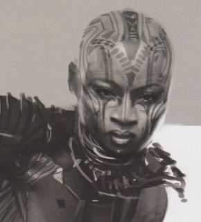Czarna Pantera - Dora Milaje, szkic koncepcyjny