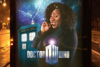 Czarni aktorzy na plakatach znanych filmów - akcja w Londynie