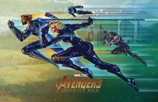 Avengers: Wojna bez granic - plakat