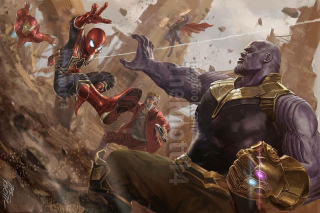 Avengers Wojna bez granic - fanowski plakat