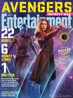 Avengers Wojna bez granic - okładka Entertainment Weekly