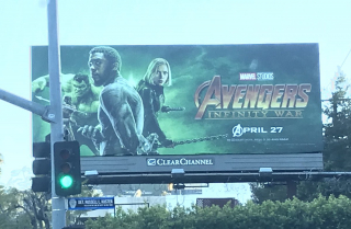 Avengers: Wojna bez granic - billboard