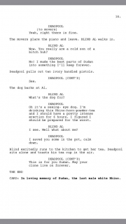 Deadpool: The Animated Series - scenariusz finałowego odcinka