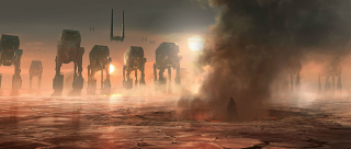 Gwiezdne wojny ostatni Jedi - szkic koncepcyjny