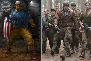 Kapitan Ameryka - grafiki koncepcyjne