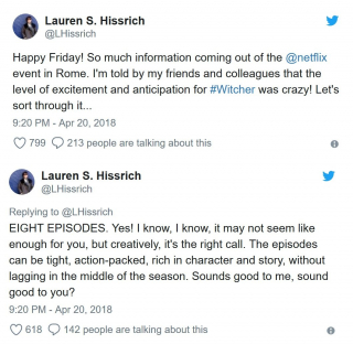 Showrunnerka serialu Wiedźmin komentuje ostatnie informacje