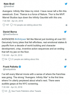 Avengers: Wojna bez granic - pierwsze opinie