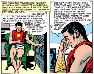 Najdziwniejsze momenty komiksowych Mścicieli - Tony Stark musi podłączać się do gniazdka (2)