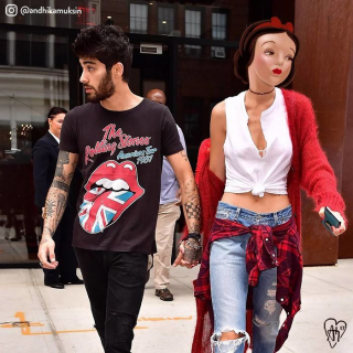 Bohaterowie Disneya jako współcześni celebryci