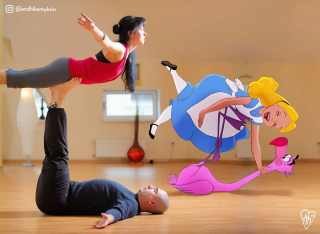 Bohaterowie Disneya jako współcześni celebryci