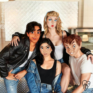 Bohaterowie Disneya jako współcześni celebryci