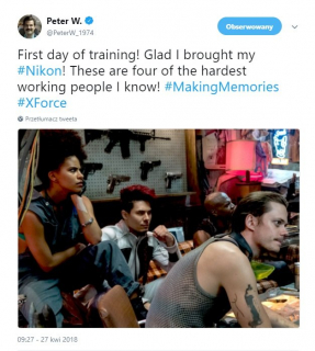 Deadpool 2 - Tweet Petera W.