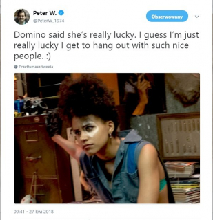 Deadpool 2 - Tweet Petera W.