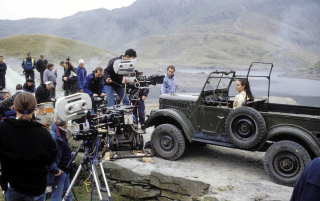 Lara Croft: Tomb Raider - zdjęcie z planu serii filmów akcji