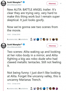 Alita: Battle Angel - reakcja