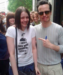 Popkulturowe koszulki na odpowiednią okazję - I wish this was Andrew Scott