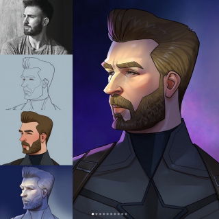 Bohaterowie w wersji kreskówkowej