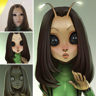 Bohaterowie w wersji kreskówkowej