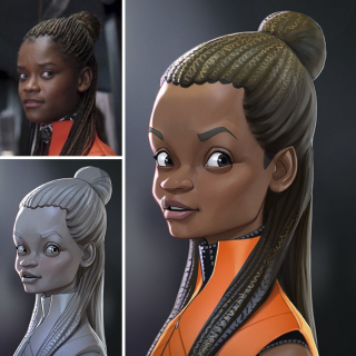 Bohaterowie w wersji kreskówkowej