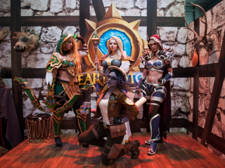 Pyrkon 2018 - karczma Hearthstone