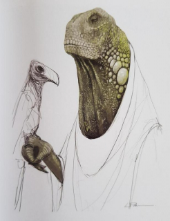 Dryden Vos - szkic koncepcyjny