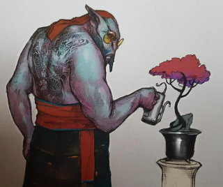 Dryden Vos - szkic koncepcyjny