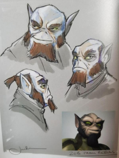 Dryden Vos - szkic koncepcyjny