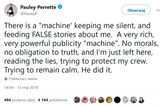 Pauley Perrette na Twitterze