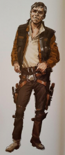 Tak początkowo miał wyglądać Tobias Beckett, co miało stanowić wyraźną inspirację dla tytułowego bohatera.