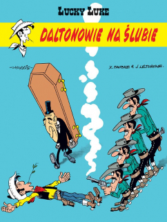 Lucky Luke. Daltonowie na ślubie, tom 62 – okładka