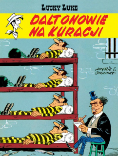 Lucky Luke. Daltonowie na kuracji, tom 44 – okładka