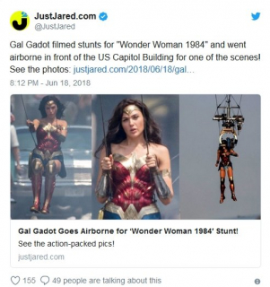 Wonder Woman 1984 - plan filmowy