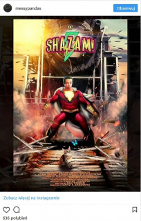 Shazam - fanowski plakat
