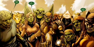 Adaptacja serii komiksowej "Secret Invasion!" - Skrulle zdają sobie sprawę ze słabości ziemskich herosów i przyjmując postać ludzi zaczynają wpływać na los planety; to dlatego Hawkeye poluje na nich w Japonii jako Ronin
