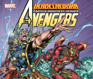 Prawdziwy tytuł produkcji brzmi "Heroes Reborn", podobnie jak tytuł serii komiksowej z lat 90.