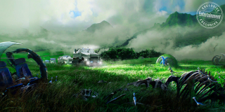 Jurassic World: Upadłe królestwo - szkic koncepcyjny