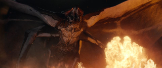 M.U.T.O. ("Godzilla", 2014) - w filmie widzieliśmy mniejszego samca i potężną samicę; pasożyty podobnie jak Godzilla żywiące się energią atomową