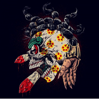 Jorge Garza - ikony popkultury jako Aztekowie