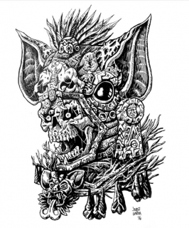 Jorge Garza - ikony popkultury jako Aztekowie