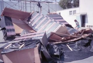 Szklana pułapka - zdjęcie z planu