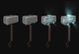 Mjolnir z MCU - prototypy