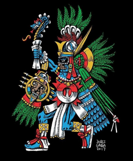 Jorge Garza - ikony popkultury jako Aztekowie