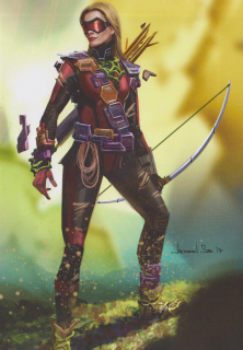 Janet van Dyne - szkice koncepcyjne