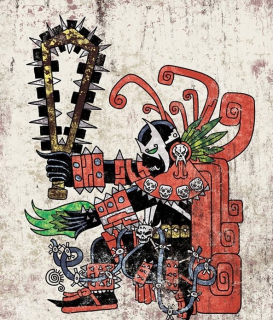 Jorge Garza - ikony popkultury jako Aztekowie